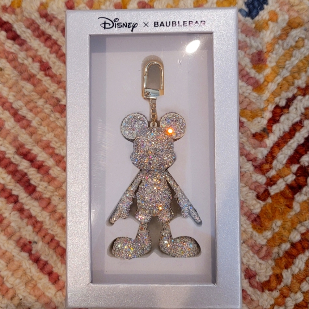 Disney x Baublebar Mickey Sparkle Keychain ✨️